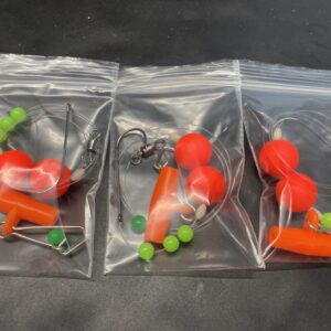 NEW BASS POP UP 1/0 x 3 Rig Pack £10.45 including postage/Delivery)